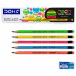DOMS-Neon-Super-Dark-Pencil-Pack-of-10-pcs
