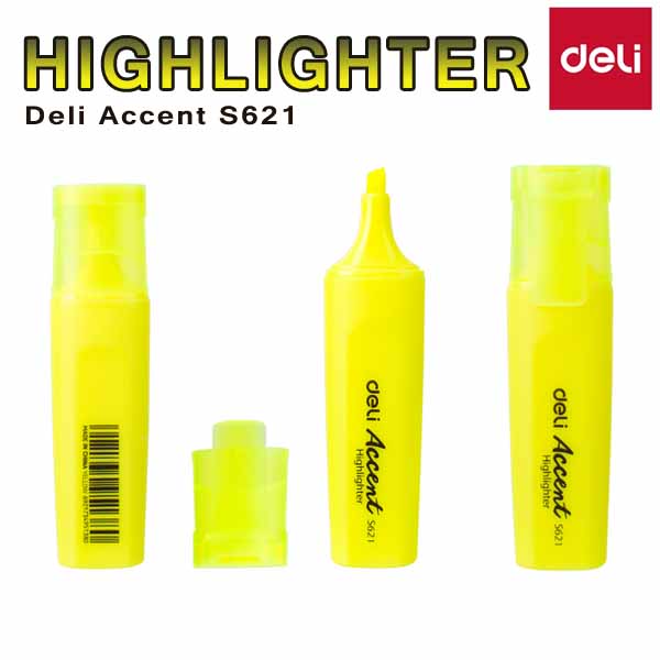 Deli-Highlighter-Yellow-Pack-of-10-pcs-S621