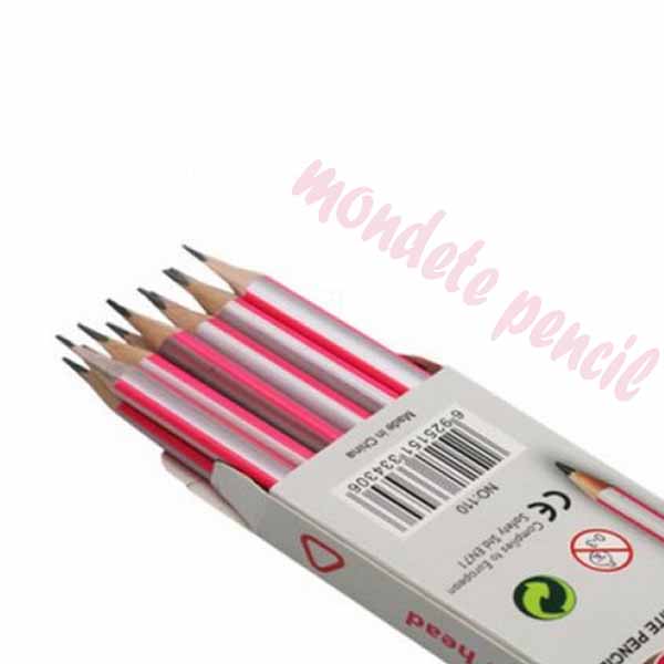 Mondete Graphite Pencil 2B Pink Mondete-Graphite-Pencil-2B-Pink