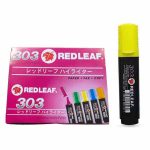 Red-Leaf-Highlighter-Yellow-12-pcs-Box