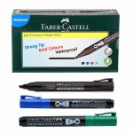 Faber-Castell-Permanent-Marker-Black-Green-Blue-Red-Pack-of-10-pcs