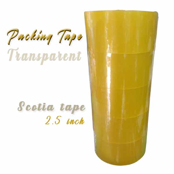 Scotia-Transparent-Packaging-Tape-2.5-Inch-50-yards-Pack-of-5-pcs
