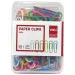 Deli-Colored-Paper-Clip-Gems-Clips-1-Box-100-Pcs
