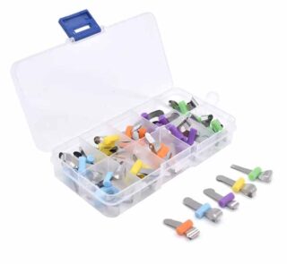 50-pcs-Matrix-Bands-Ring-Clip-Retainer-with-Lock-Sectional-Contoured-Matrices