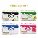 Soap-Meril-Pure-Milk-Rose-Beli-Kiwi-100-gm-or-150-gm