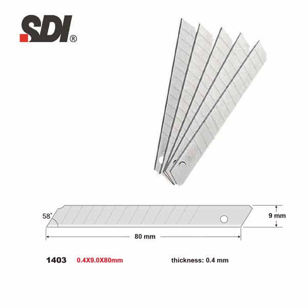SDI-Anti-Cutter-Blades-9mm-1403-Pack-of-10-blades