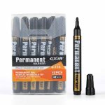 Gixin-Permanent-Marker-Black-pack-of-12-pcs