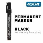Gixin-Permanent-Marker-Black-pack-of-12-pcs