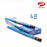 Petra-Phoenix-Gold-Graphite-Pencil-4B-Pack-of-12-pcs