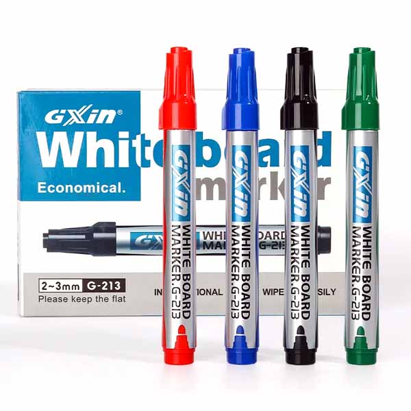 Gixin-Whiteboard-Marker-Loose-Packet-Black-Blue-Green-Red